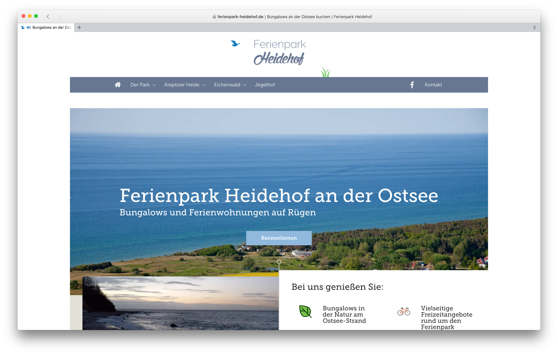 Ferienpark Heidehof Webdesign Tobias Sauer